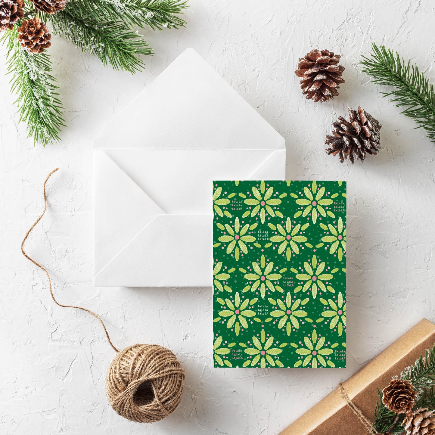 Tropical Holiday Card Set- 8 cards