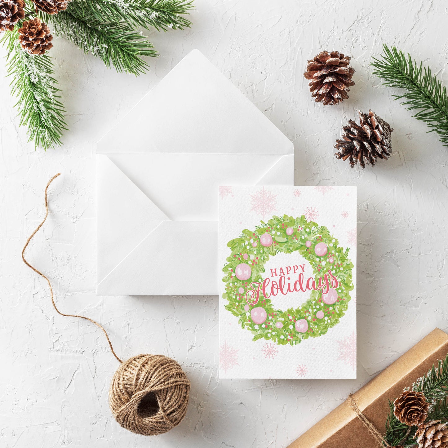 Tropical Holiday Card Set- 8 cards