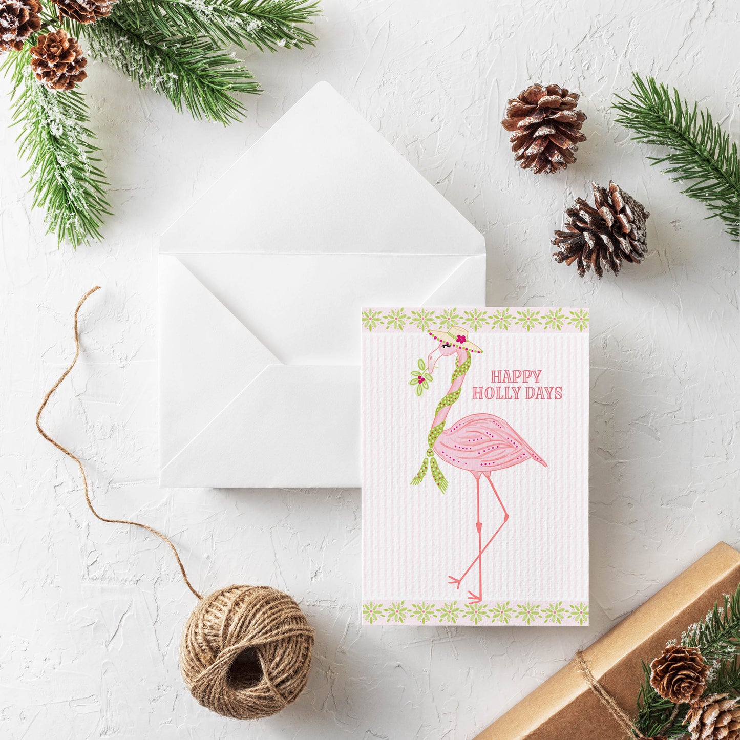 Tropical Holiday Card Set- 8 cards