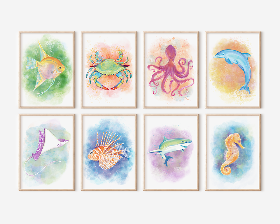 Sting Ray Art Print