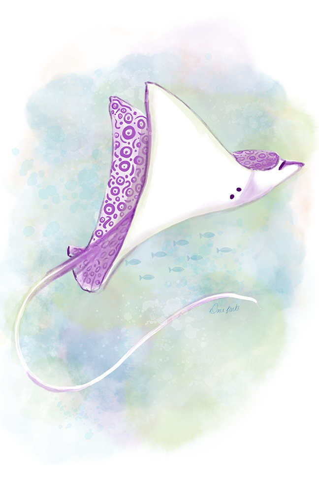 Sting Ray Art Print