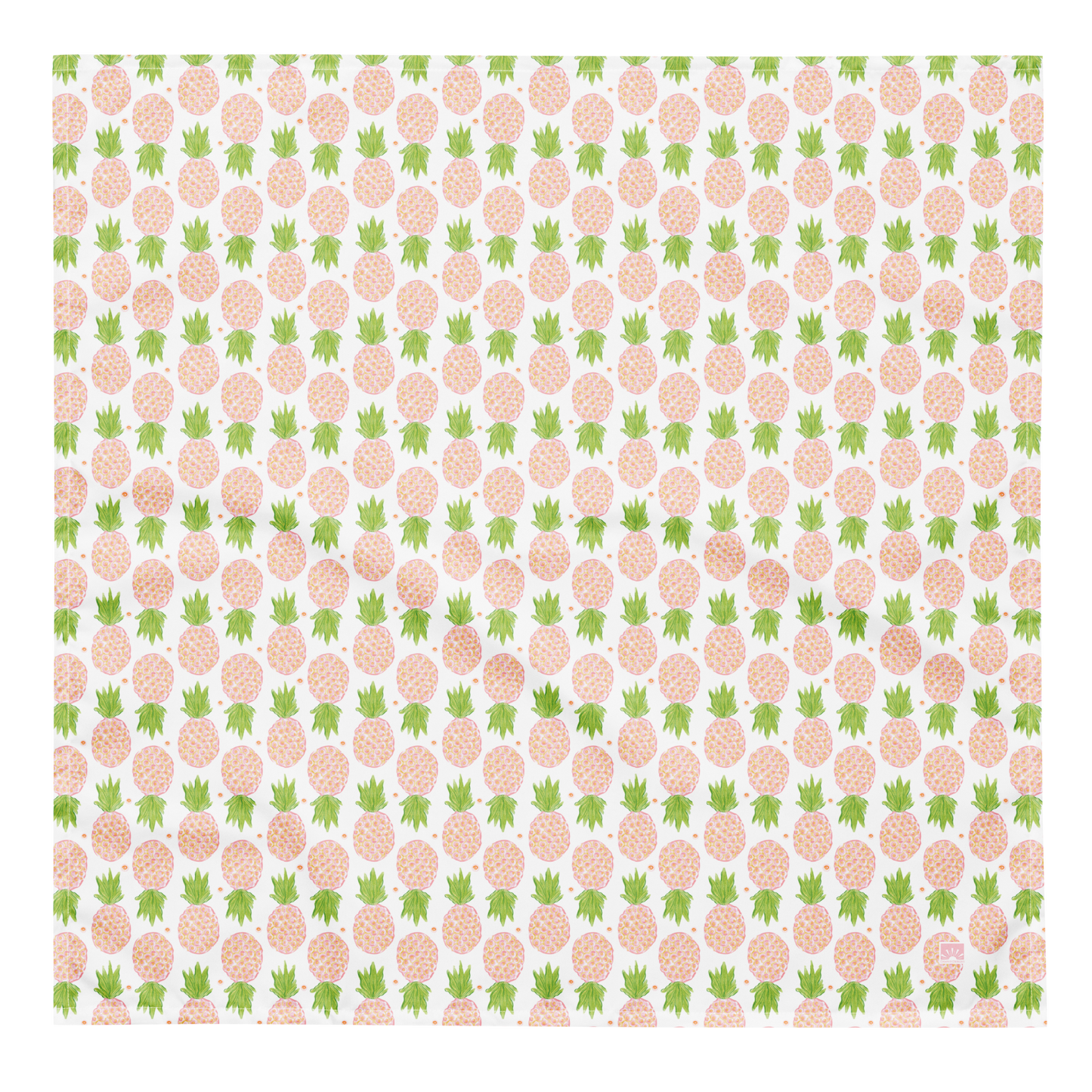 Pink Pineapple Pet Bandana