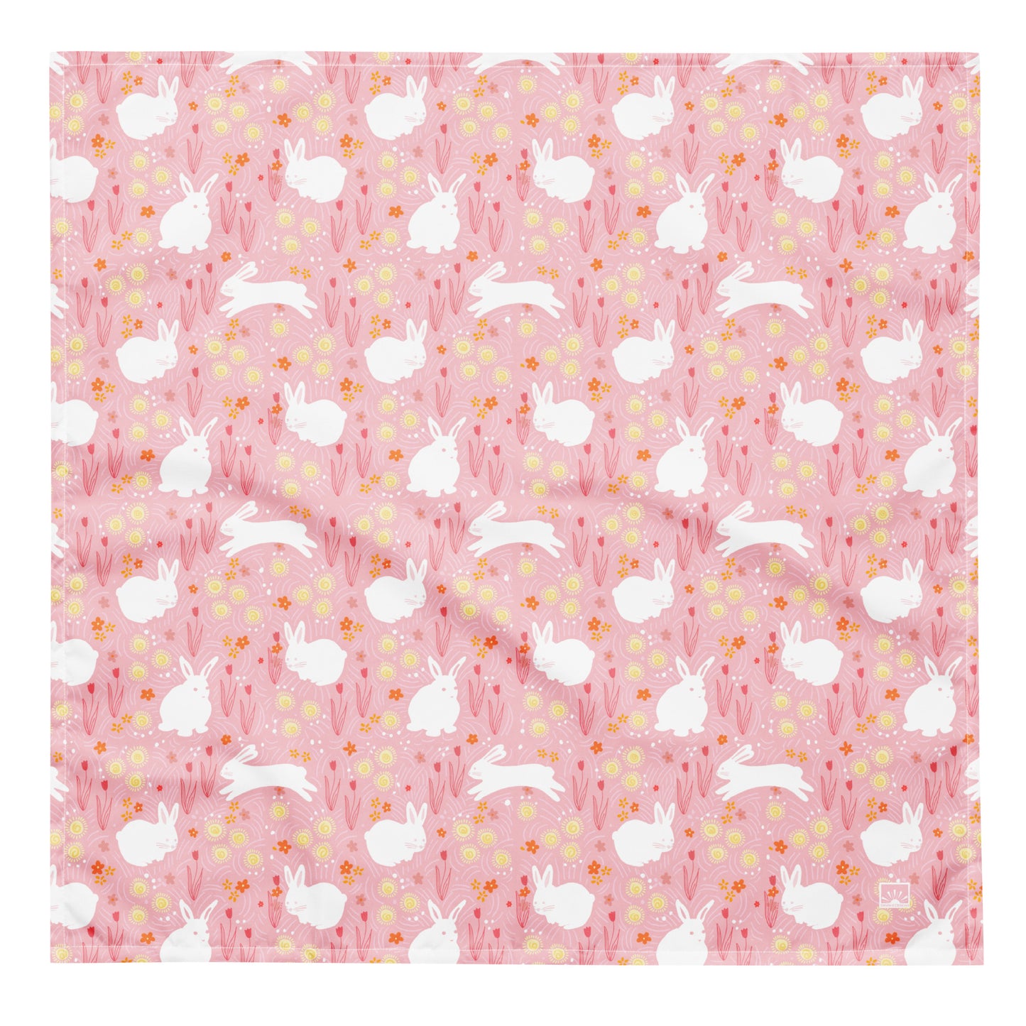 Pink Bunnies Pet Bandana