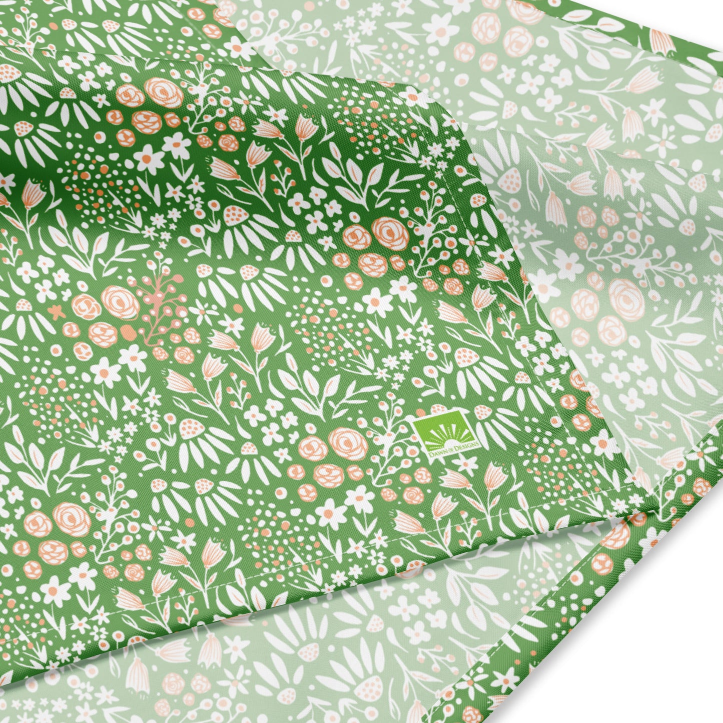 Green Spring in Bloom Pet Bandana