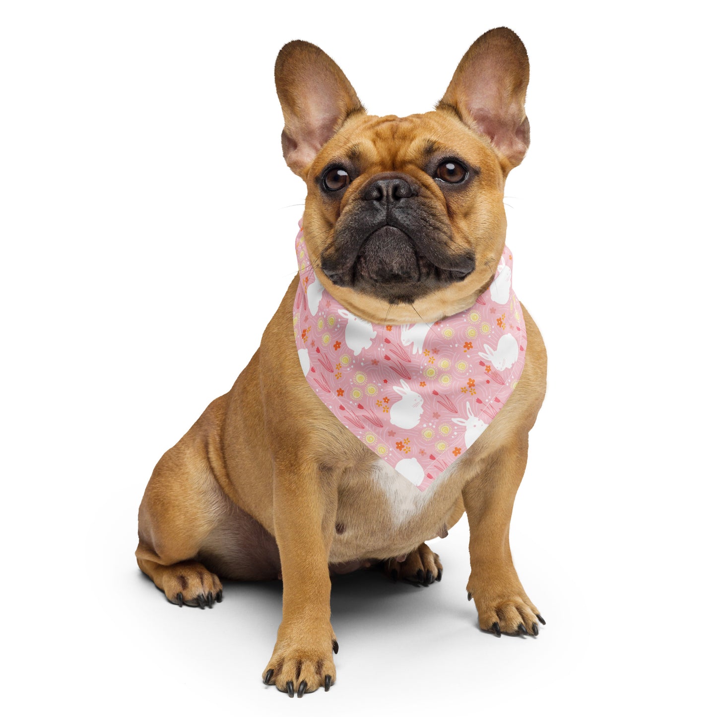 Pink Bunnies Pet Bandana