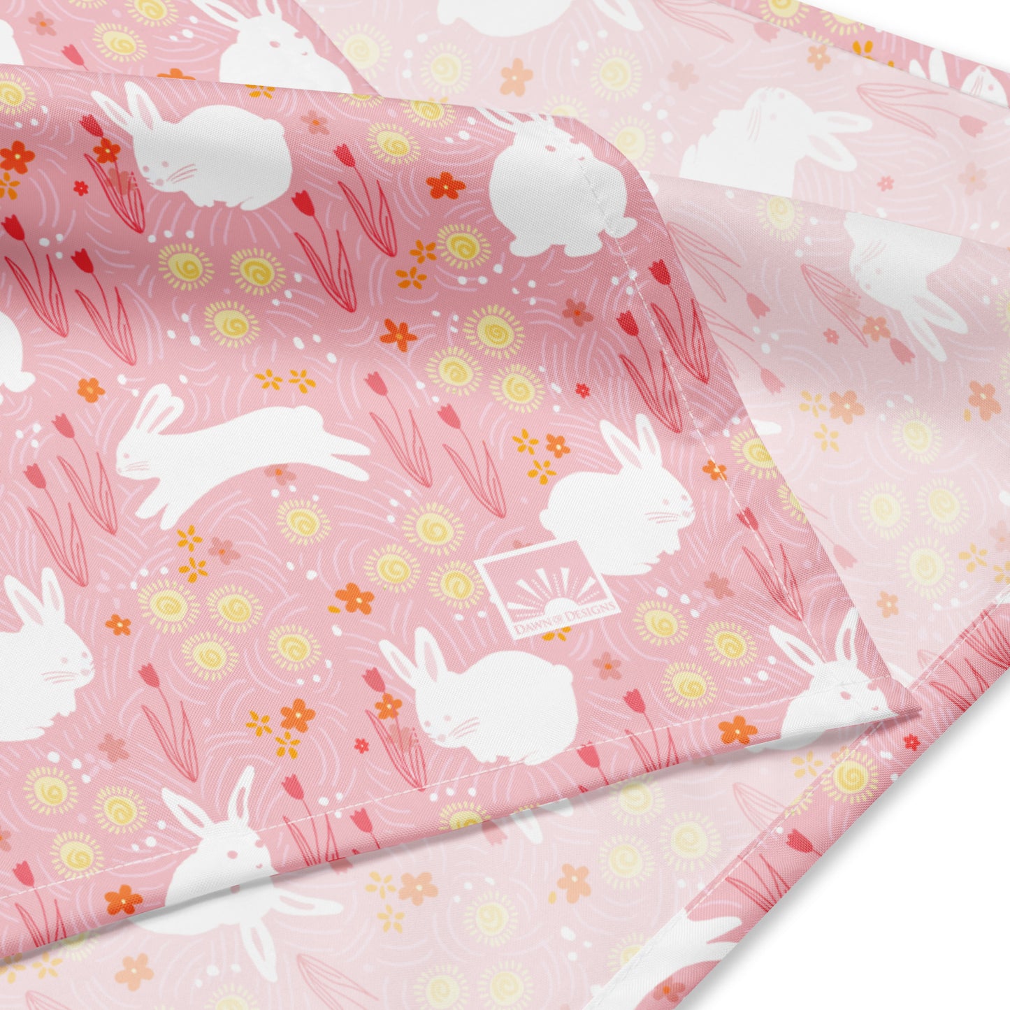 Pink Bunnies Pet Bandana
