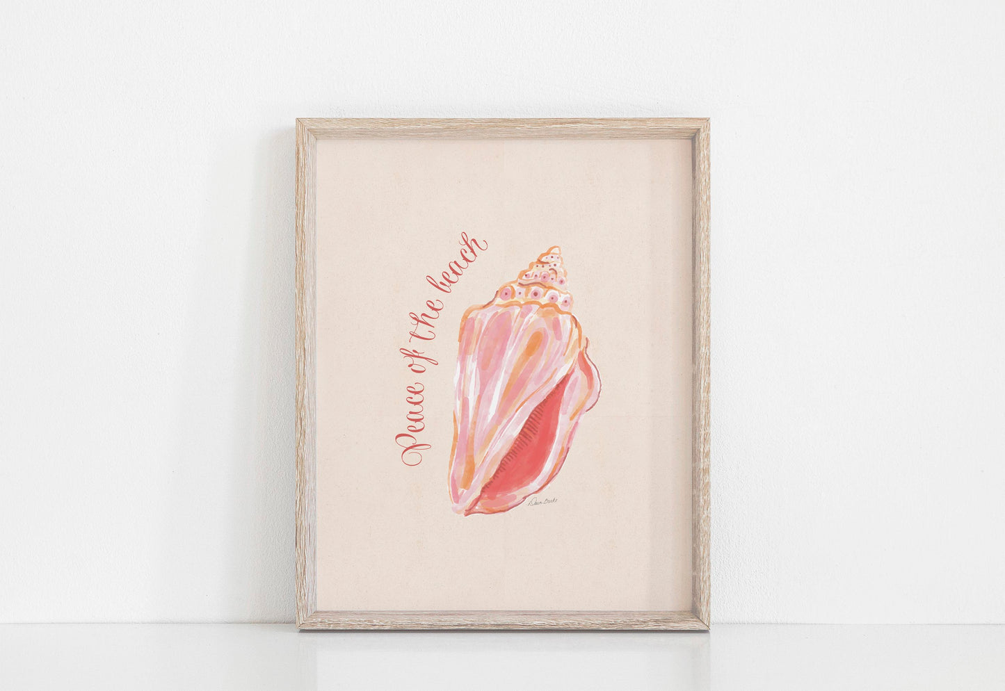 Conch Shell Art Print