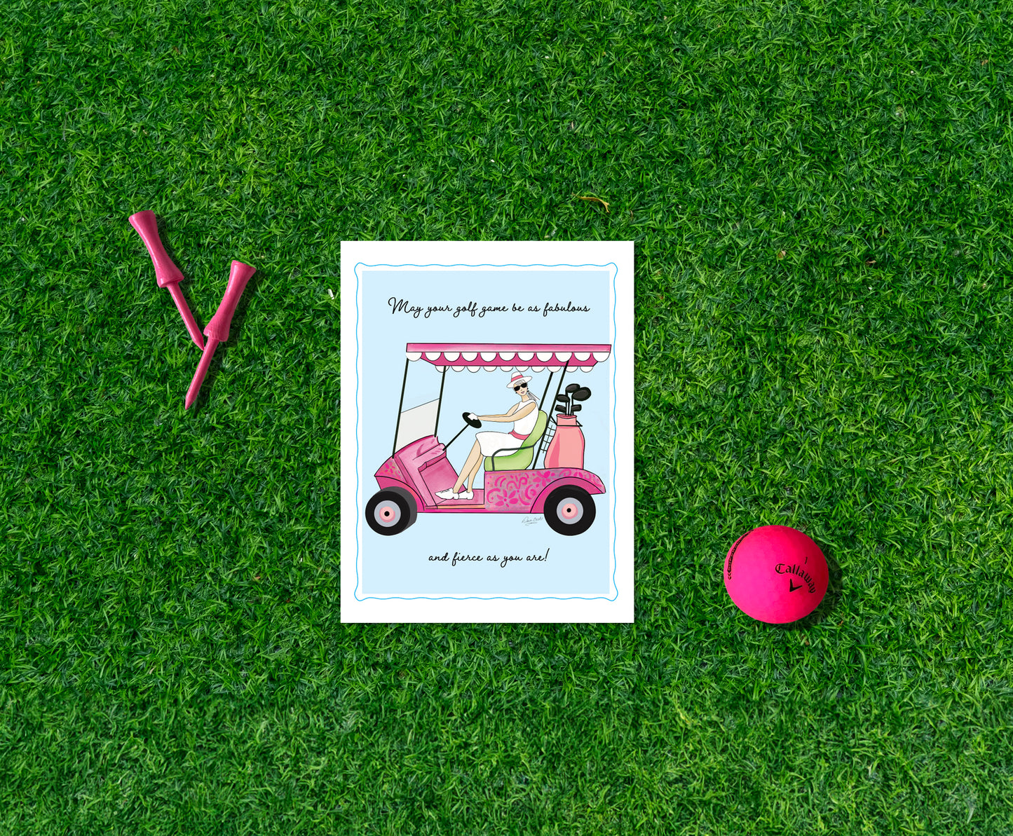 Women's Golf Boxed Note Card Set