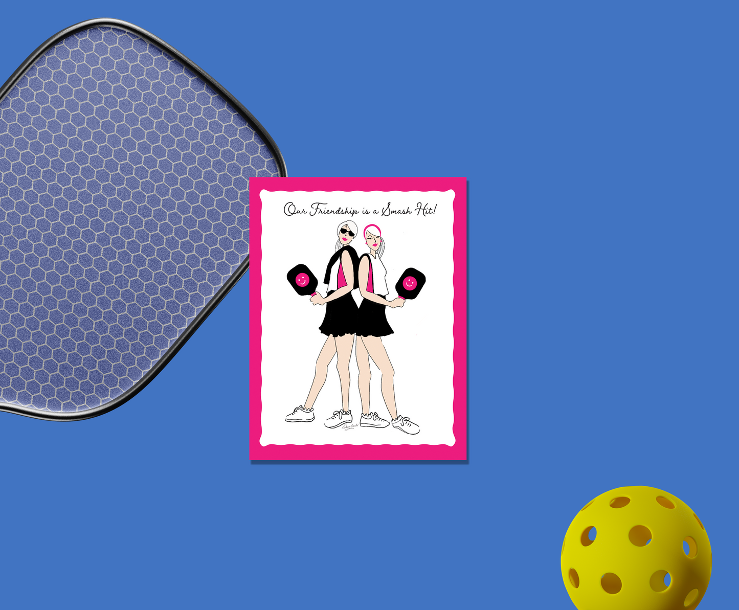 Women's Pickleball Boxed Note Card Set