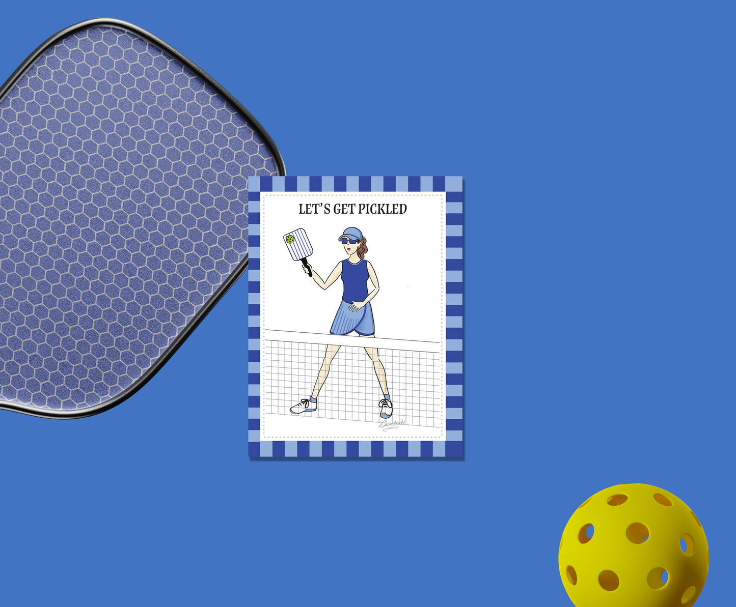 Women's Pickleball Boxed Note Card Set