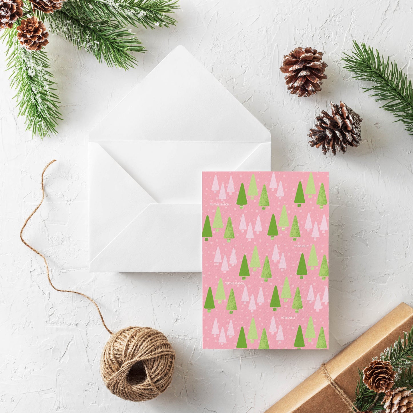 Tropical Holiday Card Set- 8 cards