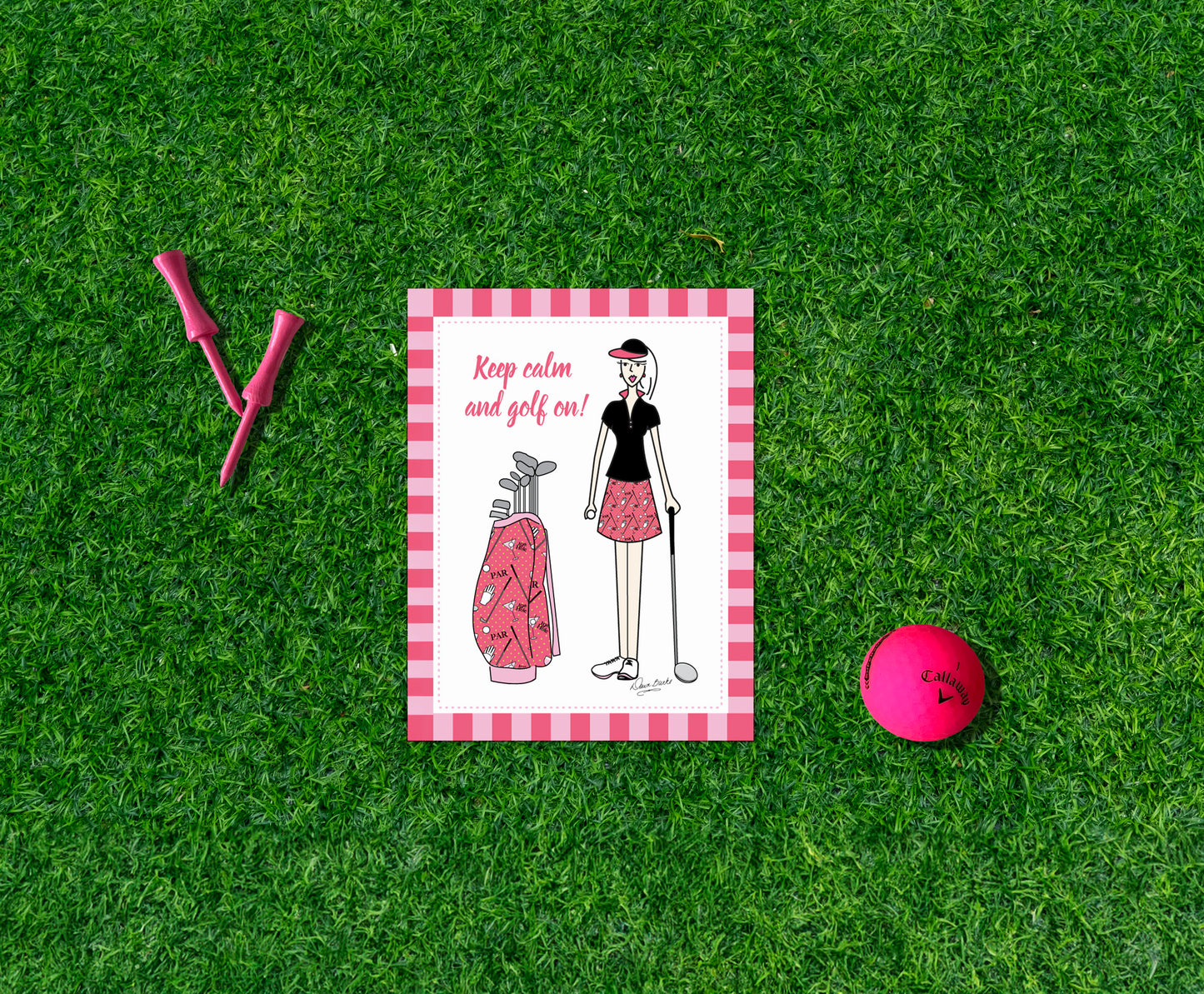 Women's Golf Boxed Note Card Set