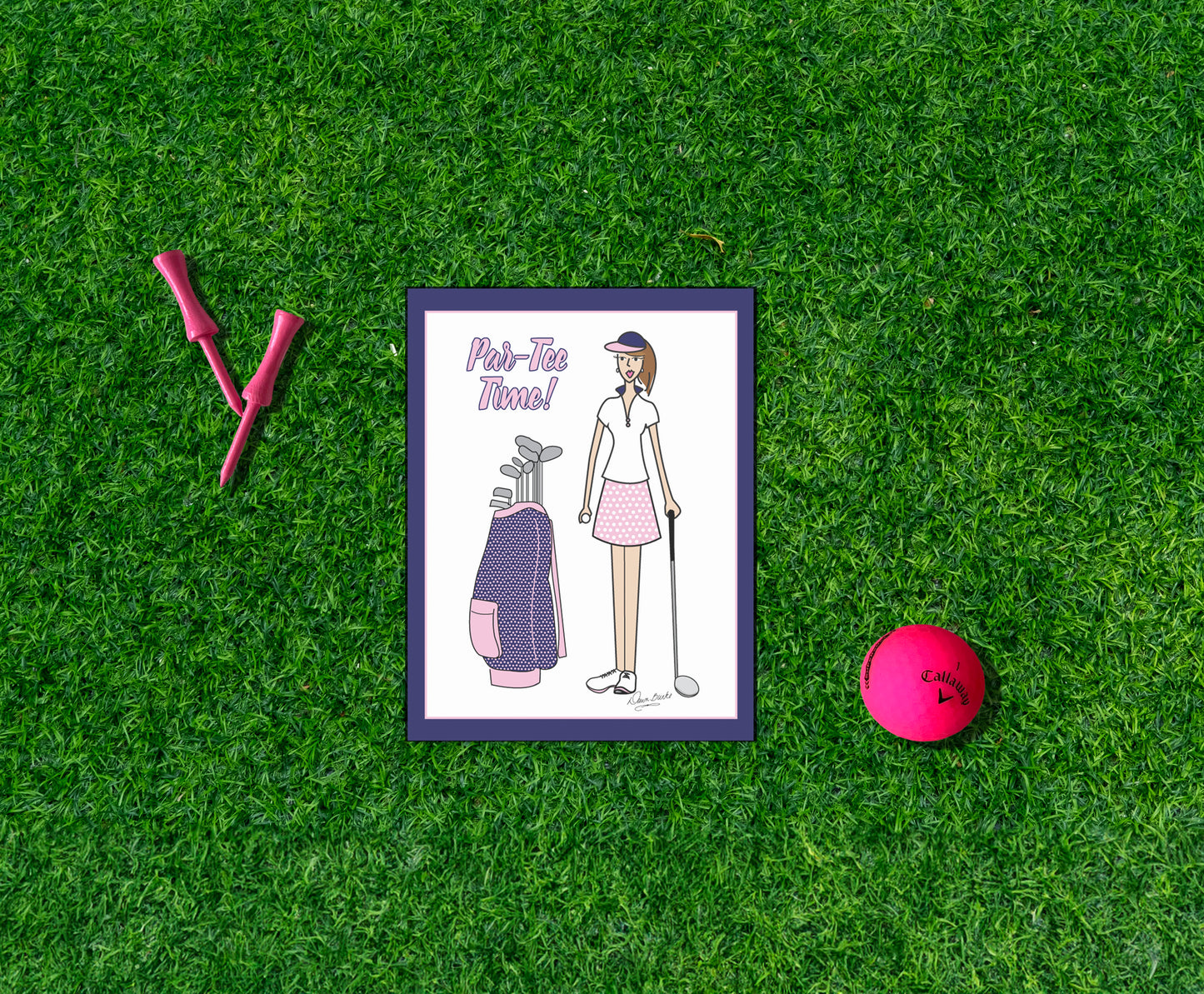 Women's Golf Boxed Note Card Set