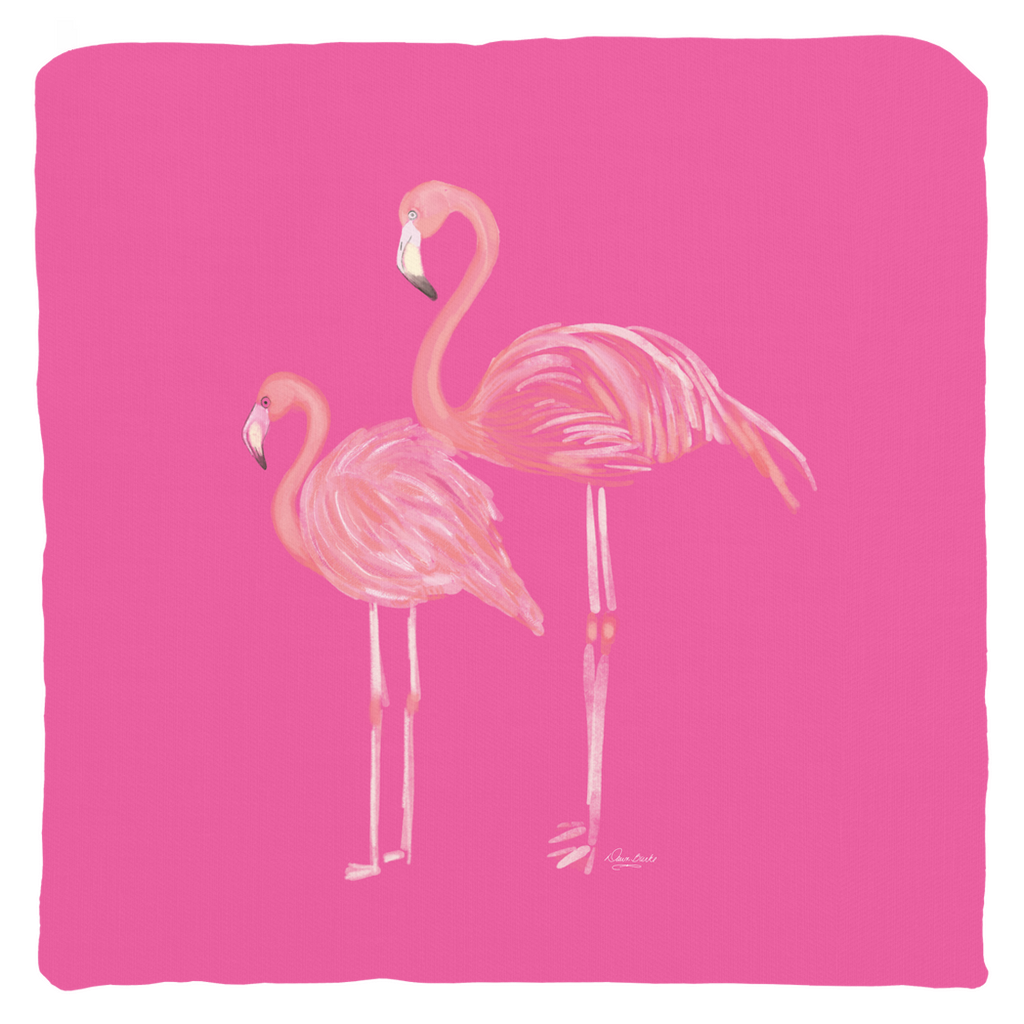 Pink Flamingo Throw PIllow