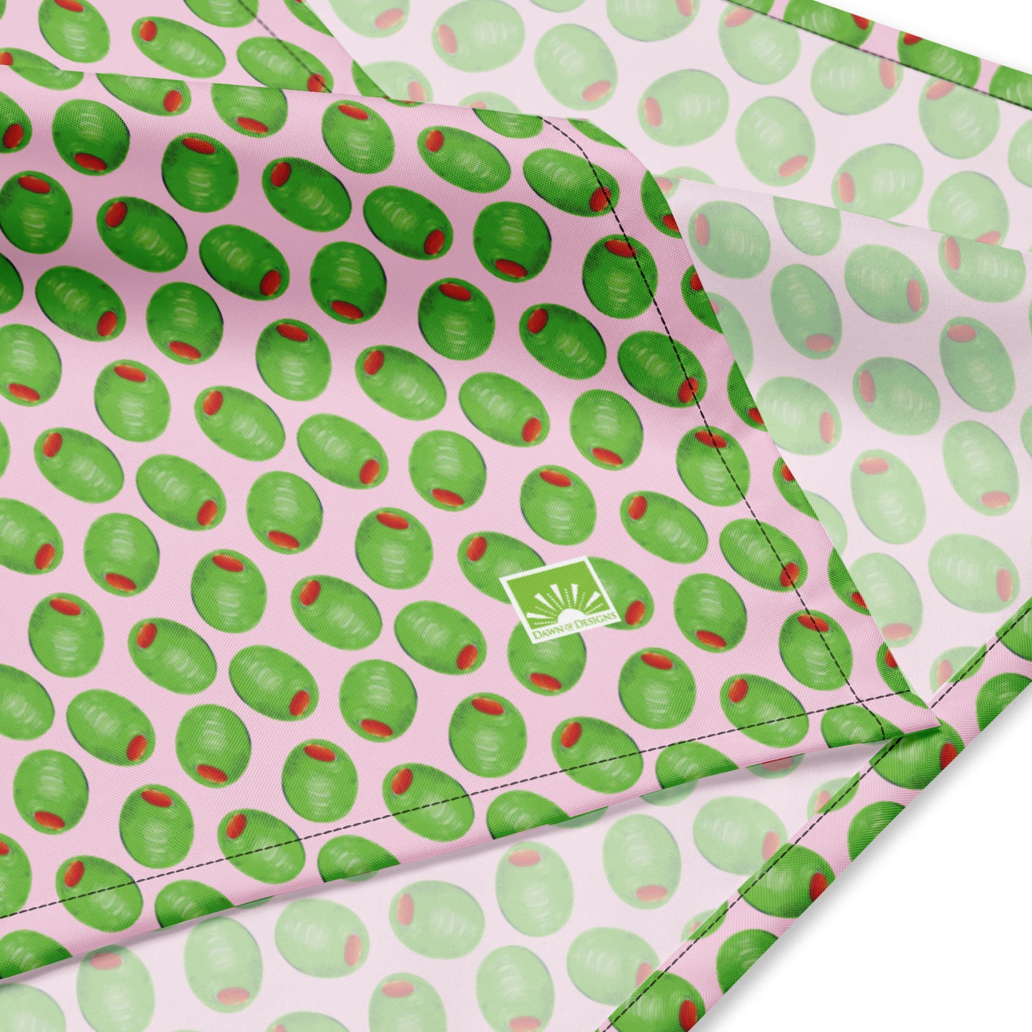 Pink Olive Pet Bandana