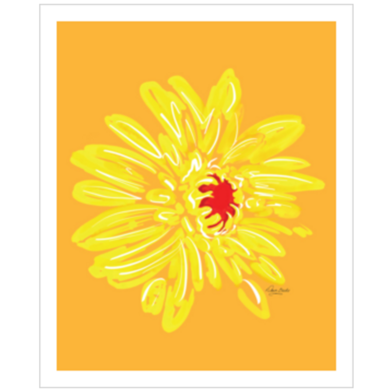 Yellow Sunflower Art Print