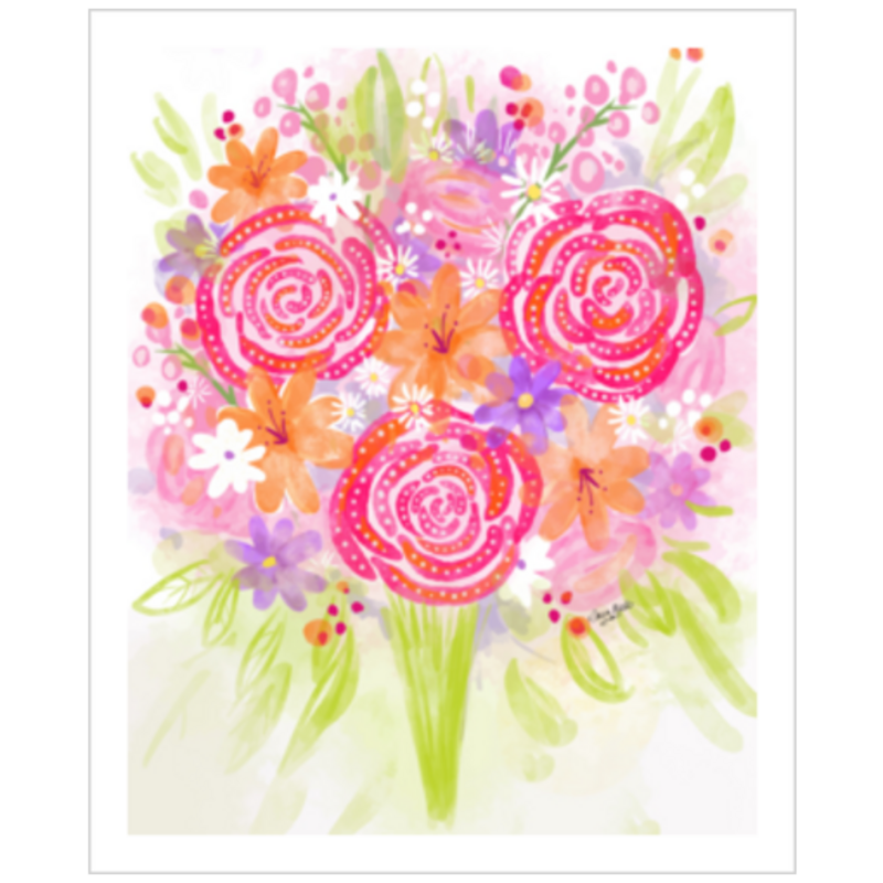 Sunny Bouquet Floral Art Print