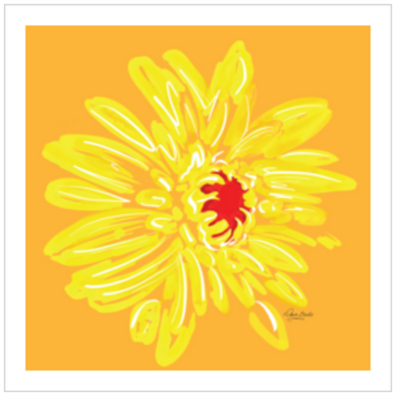 Yellow Sunflower Art Print
