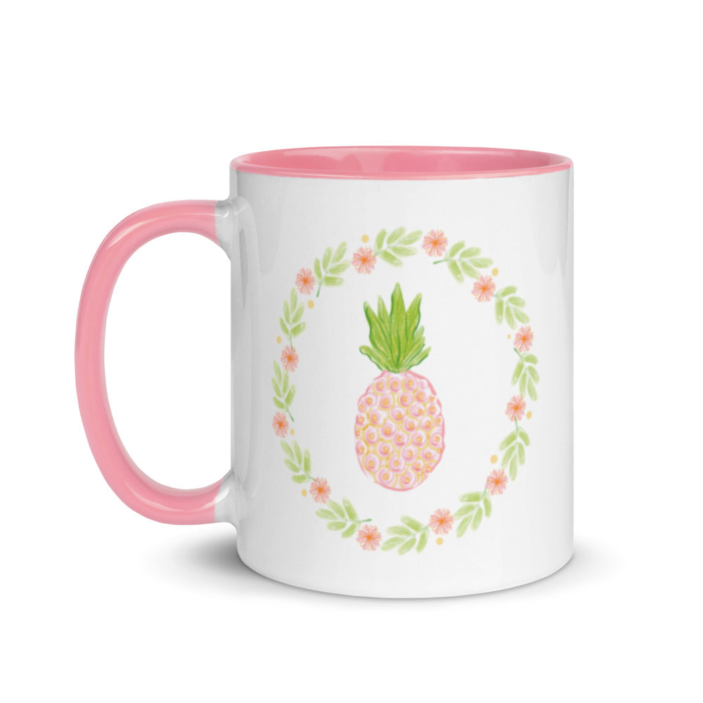 Pineapple Wreath Mug