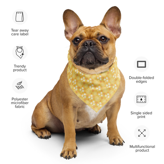 Sun In Bloom Pet bandana