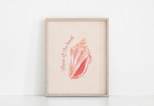 Conch Shell Art Print