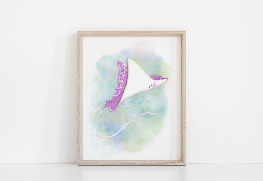 Sting Ray Art Print