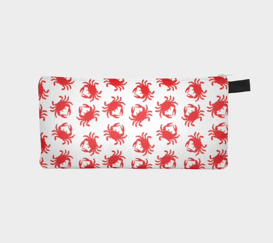 Red Crab Pencil Case