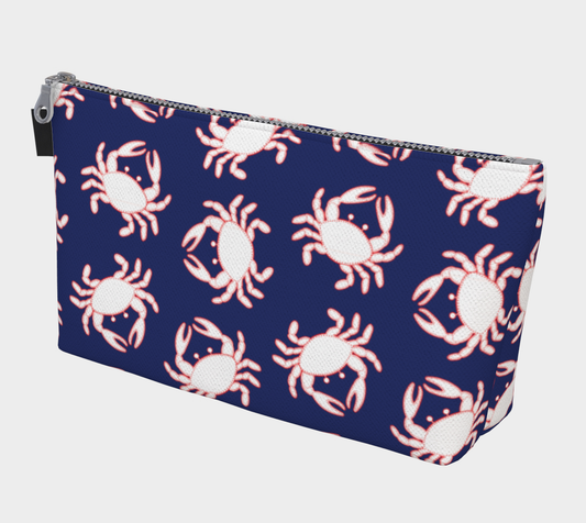 Blue Crab Cosmetic Bag