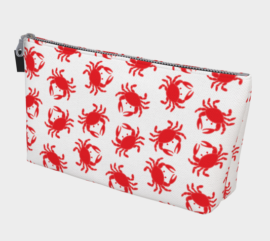 Tossed Crab Cosmetic Bag